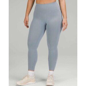 Lululemon Wunder Train Contour Fit High Rise Tight, Size 6, 25-inch, Chambray